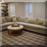 F15. Large sectional sofa. 